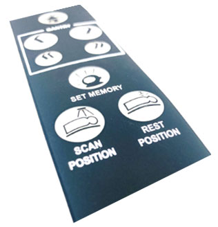 Laser Etching PU Coated Silicon Keypad