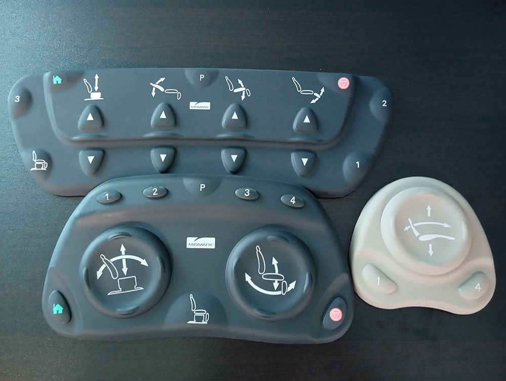 Printed PU Coated Silicon Keypad